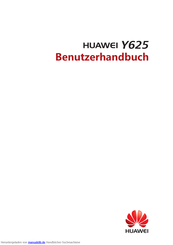 Huawei Y625 Benutzerhandbuch