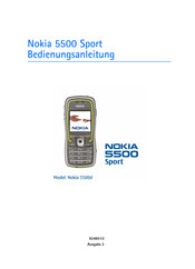 Nokia 5500 Sport Bedienungsanleitung