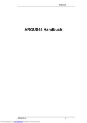 Intec ARGUS44 Handbuch