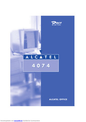 Alcatel 4074 CC Benutzerhandbuch