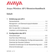 Avaya AP-3 Benutzerhandbuch