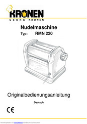Kronen RMN 220 Originalbetriebsanleitung