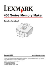 Lexmark 450 Series Benutzerhandbuch