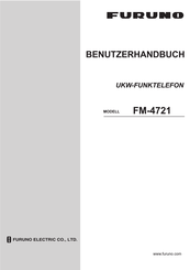 Furuno FM-4721 Benutzerhandbuch