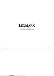 Lexmark Pro710 Series Kurzanleitung