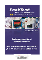 PeakTech 4955 Bedienungsanleitung