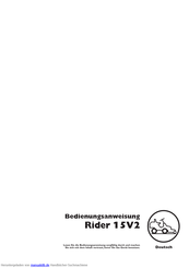 Husqvarna Rider 15V2 Bedienungsanleitung