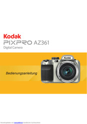 Kodak AZ361 PixPro Bedienungsanleitung