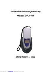 Opticon OPL-9723 Bedienungsanleitung