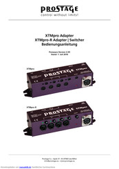 Prostage XTMpro-R Bedienungsanleitung