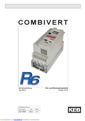 KEB Combivert R6-N Betriebsanleitung