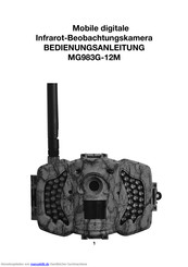 Berger & Schroter MG983G-12M Bedienungsanleitung