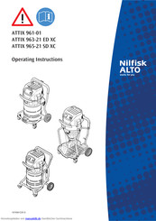Nilfisk-ALTO ATTIX 963-21 ED XC Bedienungsanleitung