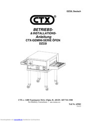 CTX DZ33I Betriebsanleitung