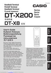 Casio DT-X200 Serie Bedienungsanleitung