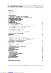 SDI C4 COMPETITION Handbuch