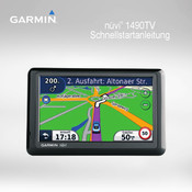 Garmin nuvi 1490TV Schnellstartanleitung