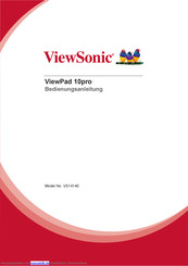 ViewSonic ViewPad 10pro Bedienungsanleitung