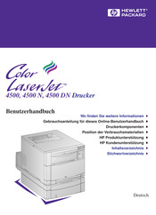 HP Color LaserJet4500DN Benutzerhandbuch
