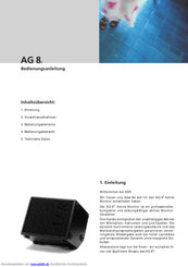 AER AG 8(2) Bedienungsanleitung