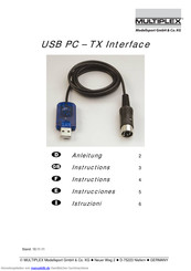 Multiplex USB PC - TX Anleitung