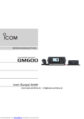 Icom GM600 Bedienungsanleitung