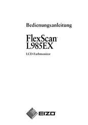 Eizo FlesScan L985EX Bedienungsanleitung