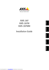 Axis 207MW Installationsanleitung
