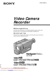 Sony Video 8 XR CCD-TRV26E Bedienungsanleitung