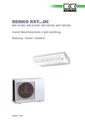 REMKO RXT 1401DC Handbuch