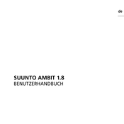 Suunto Ambit 1.8 Benutzerhandbuch