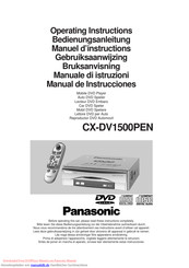 Panasonic CX-DV1500PEN Bedienungsanleitung