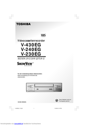 Toshiba V-240EG Bedienungsanleitung