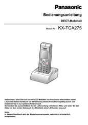 Panasonic KX-TCA275 Bedienungsanleitung