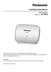 Panasonic KX-A406 Installationsanleitung