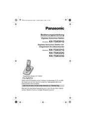 Panasonic KX-TG8322G Bedienungsanleitung