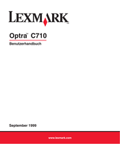 Lexmark optra c710 Benutzerhandbuch