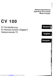 Conrad CV 100 Bedienungsanleitung