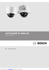 Bosch NEZ-4x12-xxxx4 Installationshandbuch
