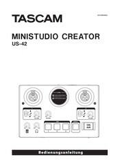 Tascam MiNiSTUDIO CREATOR US-42 Bedienungsanleitung