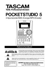 Tascam Pocketstudio 5 Referenzhandbuch
