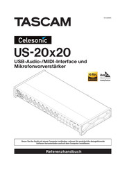 Tascam Celesonic US-20x20 Referenzhandbuch