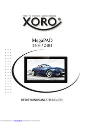 Xoro MegaPAD 2404 Bedienungsanleitung