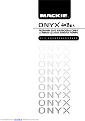 Mackie Onyx 4 Bus Bedienungshandbuch