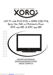 Xoro HTC 2233 HD Bedienungsanleitung