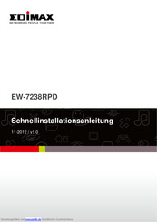 Edimax EW-7238RPD Schnellinstallationsanleitung