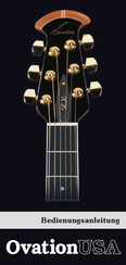 Ovation Roundback Bedienungsanleitung