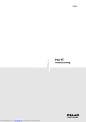 Polar Electro FT7 Gebrauchsanleitung
