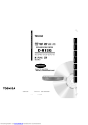 Toshiba D-R1SG Bedienungsanleitung
