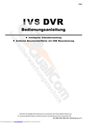 IVS AVC797B Bedienungsanleitung